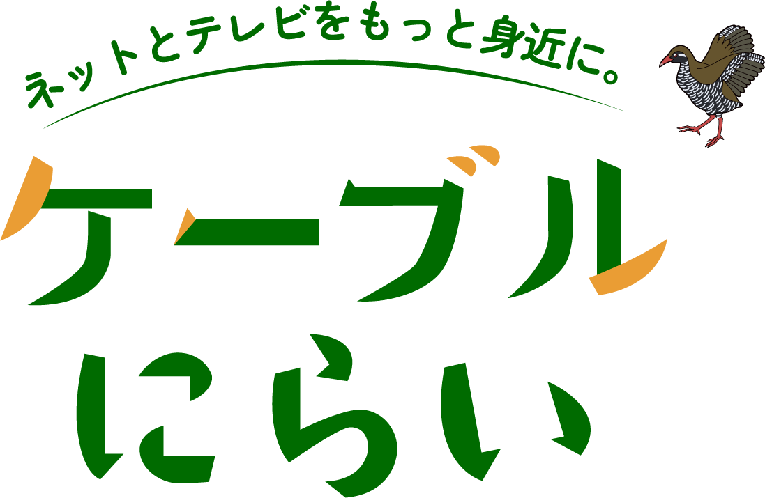 ネットとテレビをもっと身近に。ケーブルにらい
