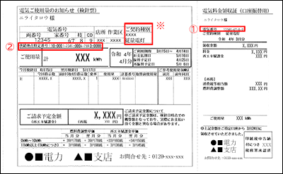 検針票の確認方法